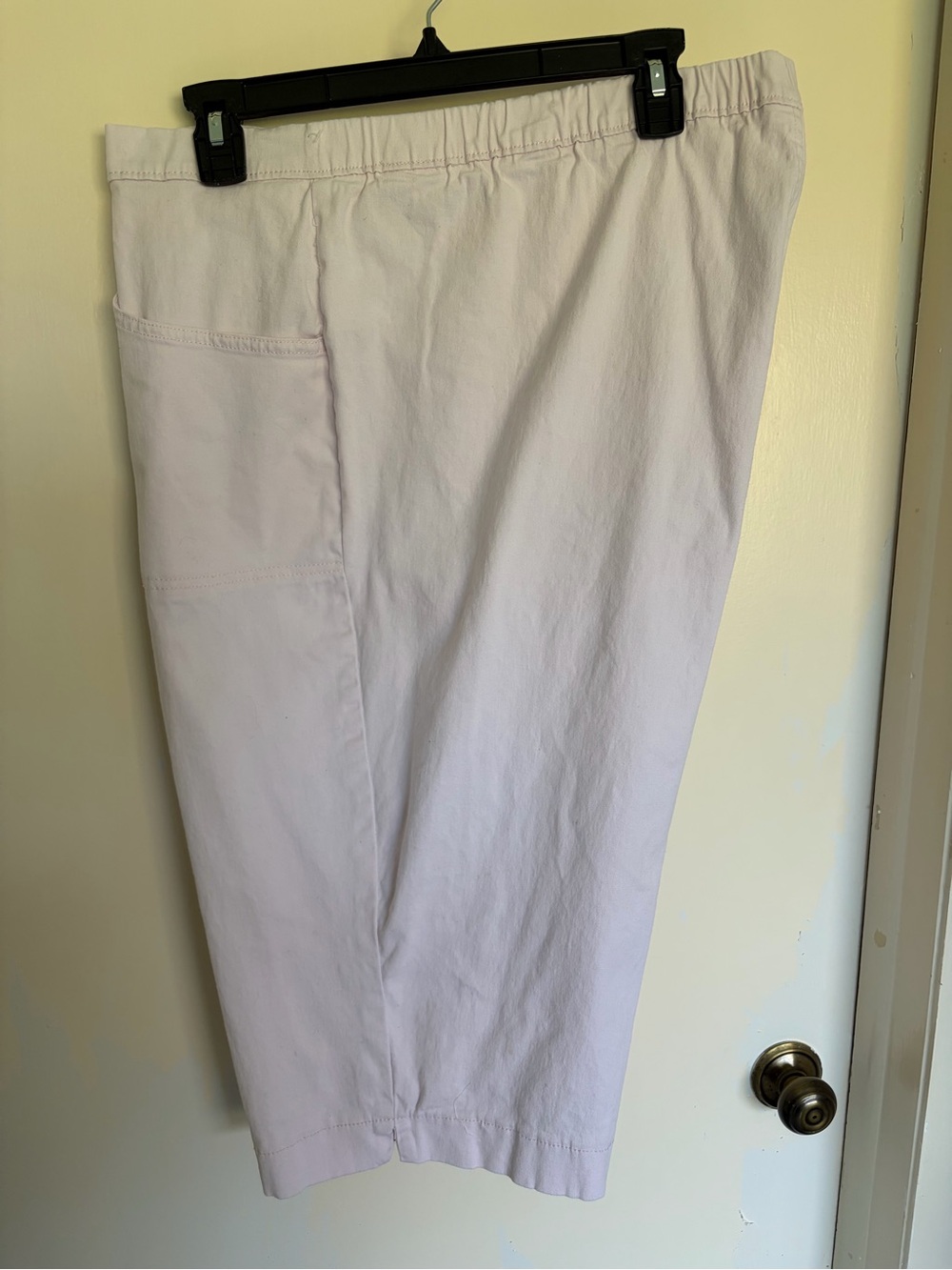Just My Size Pale Pink Pull-On Capris - Picture 8 of 8